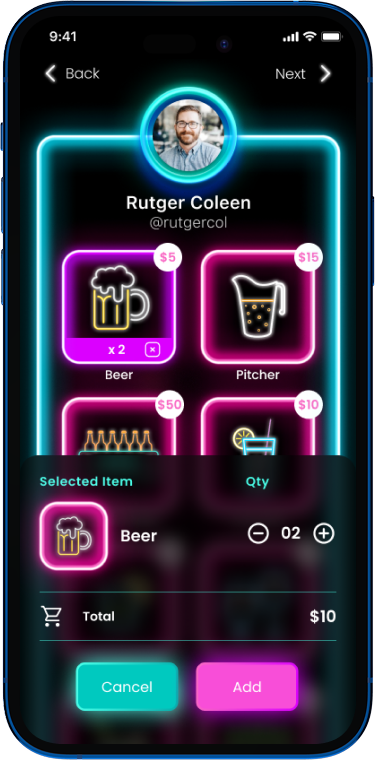 Bar Cash — Confirm Gift